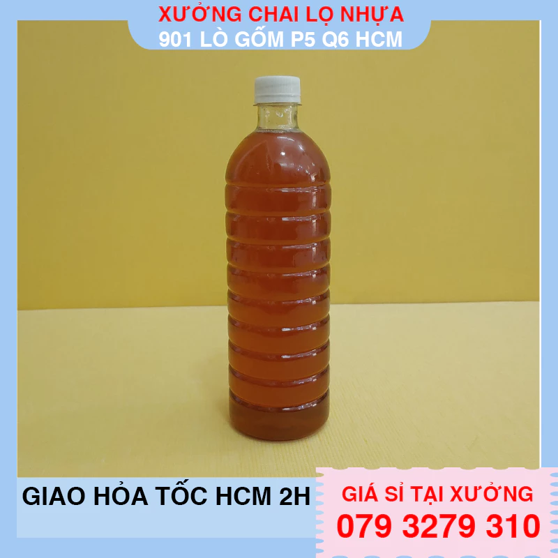 Combo 10 chai nhựa xoắn 950ml