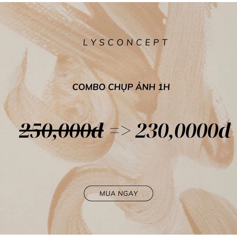 combo chụp ảnh tại Lysconcept