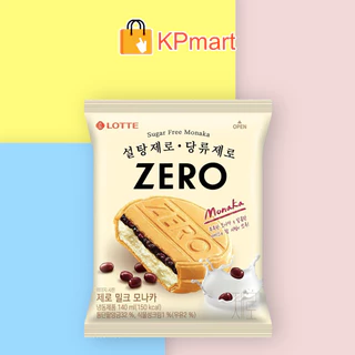 Kem bánh đậu đỏ Hàn Quốc Lotte Zero Monaka 140ML