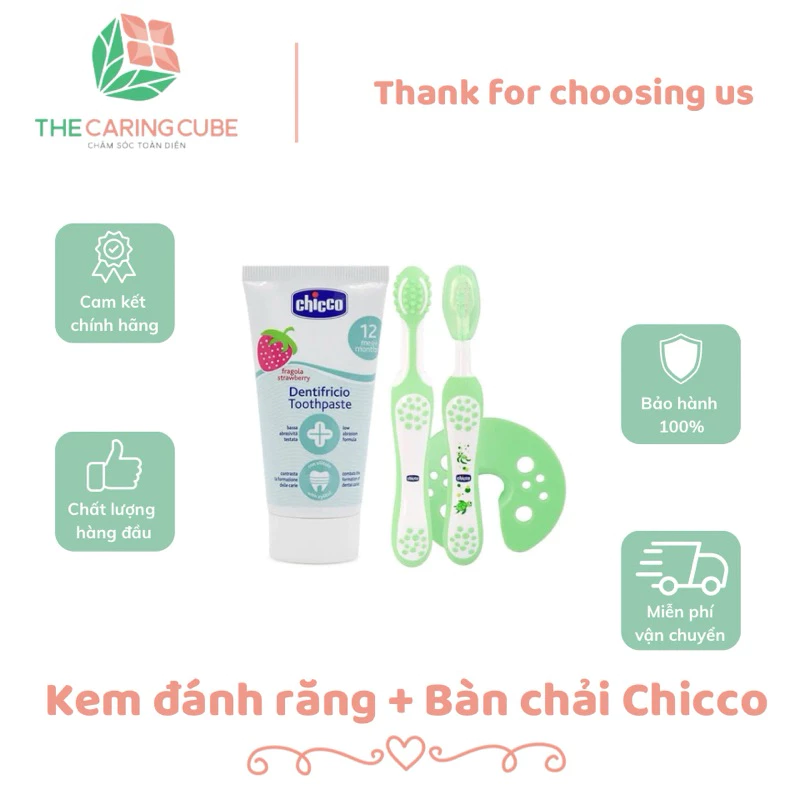 Kem đánh răng + Bàn chải Chicco