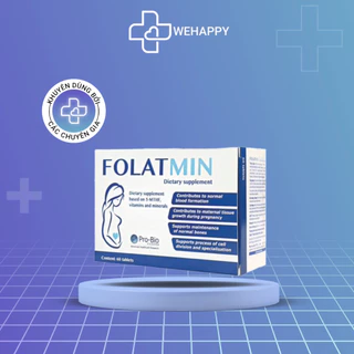 Viên Uống Folatmin Hộp 60 Viên – Hỗ Trợ Tăng Cường Sức Khỏe Mẹ Bầu, Giúp Ổn Định Thai Nhi, Chống Dị Tật, Lưu, Sảy Sớm