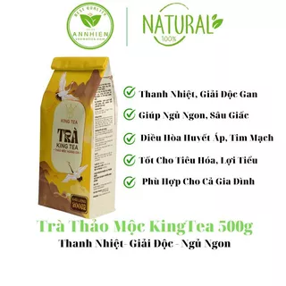 Trà Kingtea  200g - Trà Thảo Mộc Tự Nhiên giúp Thanh lọc cơ Thể , Mát Gan , lợi tiểu