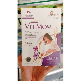 Vit Mom-Thuốc Bổ Bầu DHA Multivitamin & khoáng chất VITMOM Với Công Thức Vượt Trội Mới