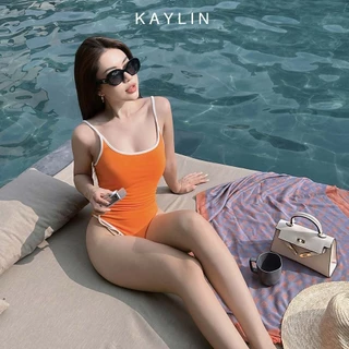 Bộ Bodysuit hai dây phối viền thỏa sức đi biển cùng party KAYLIN - N2039