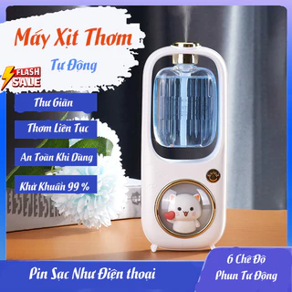 Máy Xịt Thơm Phòng Tự Động máy tinh dầu thơm phòng máy khuếch tán tinh dầu decor phòng ngủ khử mùi nhà tắm