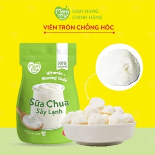 sữa chua sấy lạnh măm my vị nguyên chất tan ngay viên tròn chống hóc an toàn tuyệt đối khi sử dụng bịch 20g