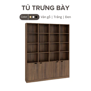 Tủ Trưng Bày Bằng Gỗ MDF 160x28x200cm Bằng Gỗ MDF Yapi-638