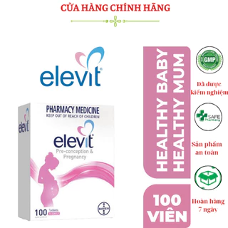 Vitamin Tổng Hợp Elevit Bầu Úc  Chăm Sóc Phụ Nữ Trước Và Trong Quá Trình Mang Thai