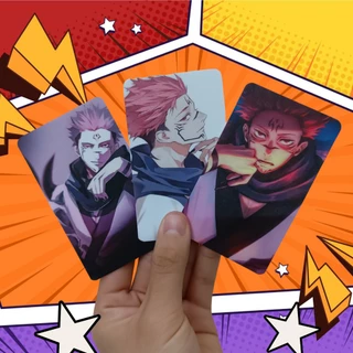 FREESHIP ⭐️ Card Bo Góc Nhân Vật Sukuna Trong Phim Hoạt Hình Jujutsu Kaisen | Photocard Anime