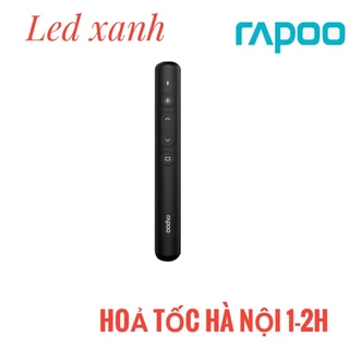 Bút Chỉ Laser Xanh Rapoo RX300 - Bút Trính Chiếu Pin Sạc BH 12 Tháng Hàng Chính Hãng