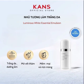 Nhũ tương trắng da,mờ thâm kans 100ml