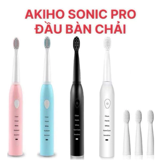 SÉT 4 ĐẦU THAY THẾ CHO BÀN CHẢI ĐIỆN AKIHO SONIC PRO ĐÁNH RĂNG 5 CHẾ ĐỘ