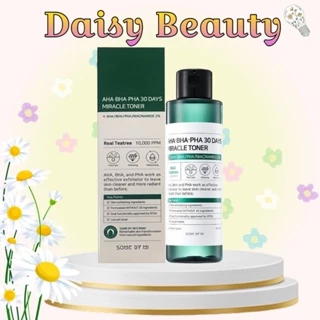 Chính Hãng - Bộ Đôi Nước Hoa Hồng & Kem Dưỡng Da Dầu Mụn Some By Mi AHA-BHA-PHA 30 Days Miracle Toner & Cream