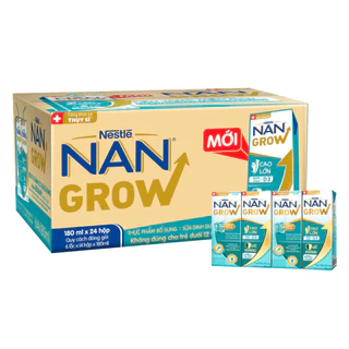 Thùng thực phẩm bổ sung Nestlé NAN GROW 6 (4x180ml)