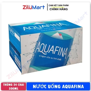 Nước suối Aquafina (thùng 24 chai) loại 500ml