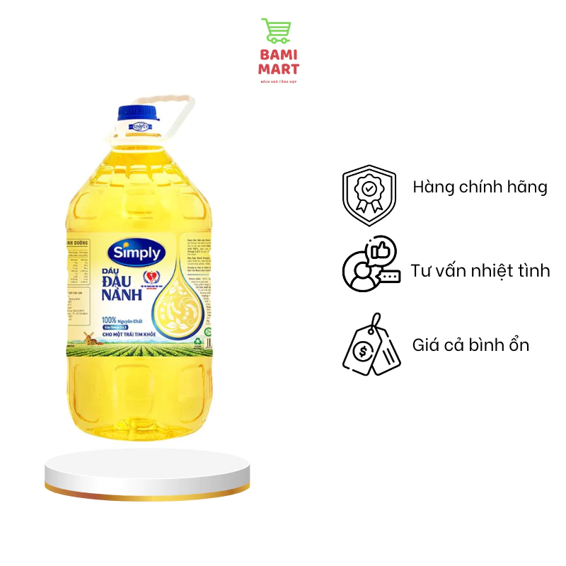 Dầu ăn đậu nành Simply 5L