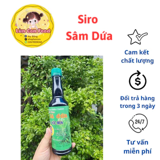 SIRO HƯƠNG SÂM DỨA CHÂU THÀNH CHAI 400ML - LÙN CON FOOD