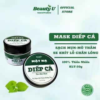 Mask Mặt Nạ Diếp Cá Dưỡng Da Giảm Mụn Se Khít Lỗ Chân Lông BeautyU - Ngừa Mụn , Mờ Thâm , Dưỡng Da Căng Bóng