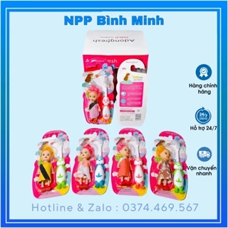 Hộp 12 bàn chải trẻ em tặng kèm búp bê MSP 002