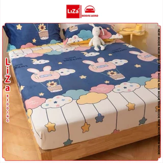 Ga Giường 1m4x2m / 1m6x2m / 1m8x2m, Drap Giường Cho Nệm Cao Dưới 10cm Mẫu Bo Chun Chọn Đẹp