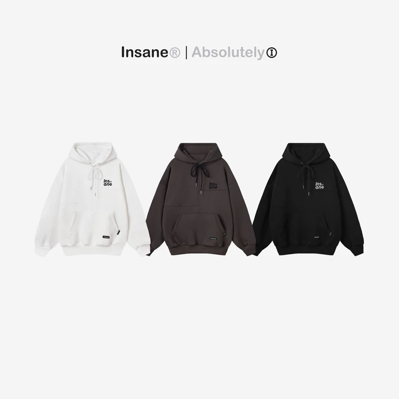 Áo Hoodie Unisex INSANE l Waffle Hoodie