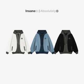 Áo Khoác Zip Unisex INSANE l Inside Out Hoodie Zip