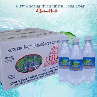 Nước khoáng Quang Hanh có ga - thùng 20 chai, Nước khoáng chanh muối Quang Hanh - thùng 24 chai