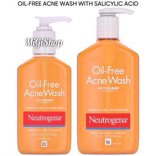 Sữa Rửa Mặt Neutrogena Oil Free Acne Wash 269ml