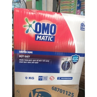 Bột giặt Omo Matic 9kg -  chuyên dụng cho máy giặt cửa trước, siêu tiết kiệm