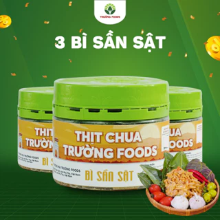 Hàng chính hãng Combo 3 Thịt Chua Bì Sần Sật - Thịt Chua Trường Foods 220g