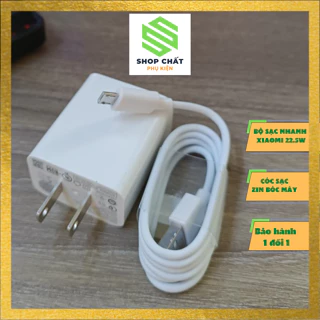 Bộ sạc nhanh MI 22.5w, bộ sạc điện thoại XIAOMI 22.5W chính hãng gồm 1 cóc 22.5w + 1 dây sạc dài 1m PHỤ KIỆN KHANG THỊNH