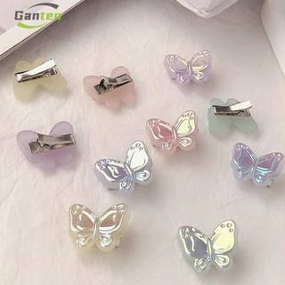 🧚🏻‍♀️Ganten🧚🏻‍♀️Kẹp Tóc Mini Hình Bướm Thay Đổi Màu Sắc Phong Cách Hàn Quốc Dễ Thương Dành Cho Bạn Nữ