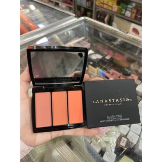 Bảng phấn má hồng 3 ô ANAsNTASIA BEVERLY HILL Blush Trio tone hồng cam trẻ trung