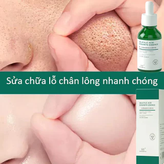 serum se khít lỗ chân lông thu nhỏ lỗ chân lông loại bỏ mụn đầu đen 30ml tinh chất dưỡng da mặt axit salicylic ngậm nước