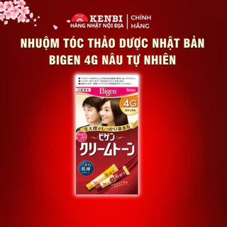 Nhuộm tóc phủ bạc BIGEN 4G (Nâu sáng) - Kenbi hàng Nhật