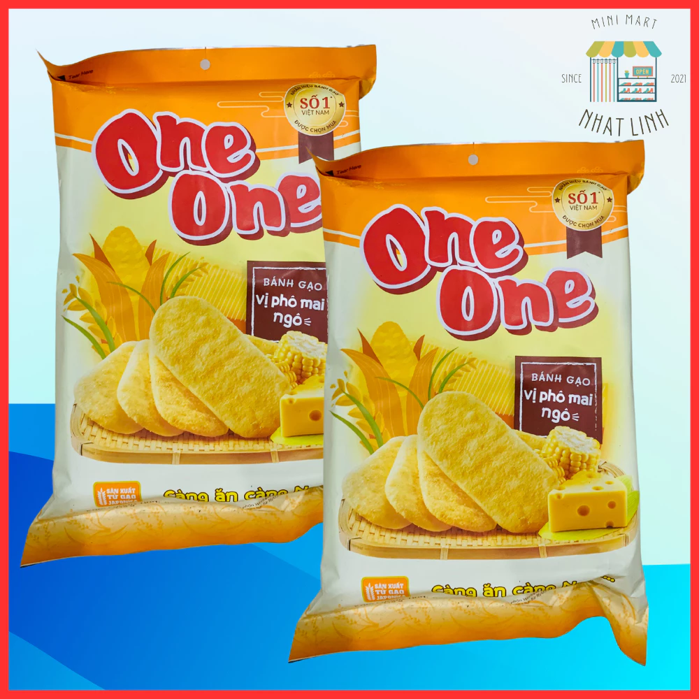 Bánh Gạo One One Vị Phô Mai Ngô