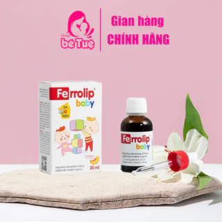 Sắt nhỏ giọt Ferroli baby bổ sung sắt cho cơ thể . hỗ trợ tạo Hồng cầu giảm nguy cơ thiếu máu do thiếu sắt ở trẻ