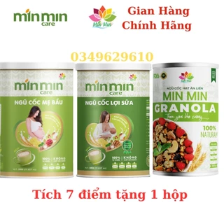 [CHÍNH HÃNG_1kg] NGŨ CỐC LỢI SỮA CAO CẤP MIN MIN - NGŨ CỐC BẦU CHUẨN OGRANIC