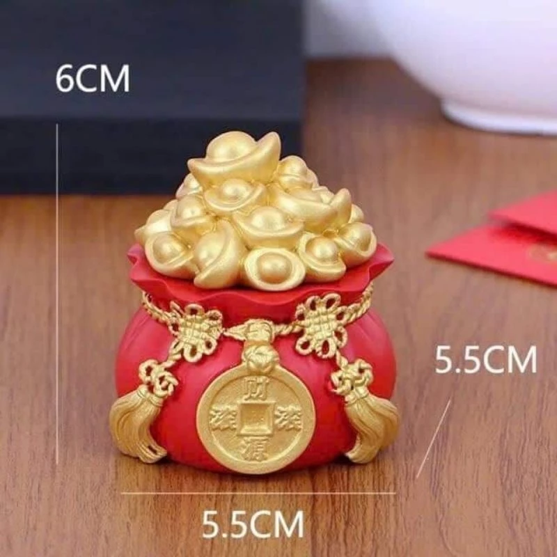 Hũ đựng gạo muối Tài Lộc bằng đá