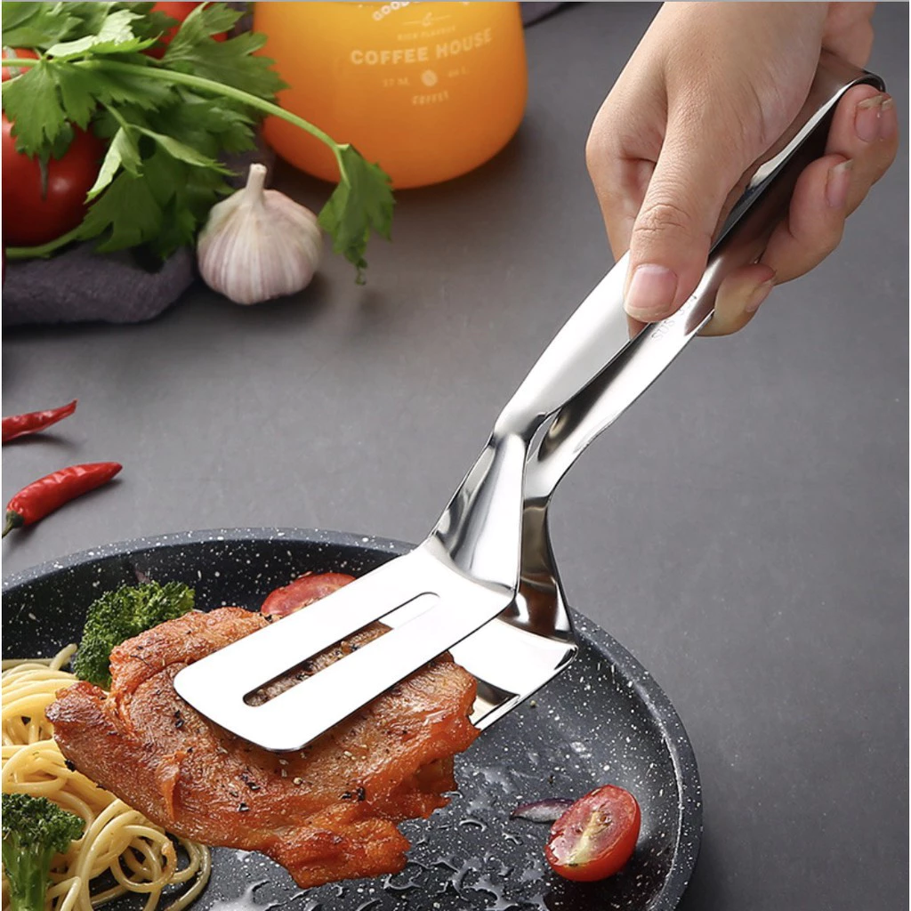 Kẹp Gắp Thức Ăn Inox - Kẹp Gắp Thực Phẩm, Chiên Đồ Ăn Chất Liệu Inox 304