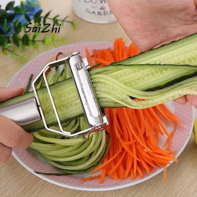 Dụng cụ nạo rau của quả đa năng, gọt vỏ, bào sợi, chất liệu inox