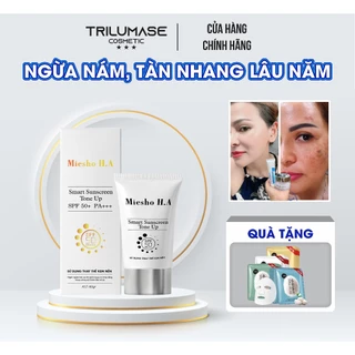 Kem chống nắng nâng tone Miesho H.A Smart Sunscreen 50ml phổ rộng vật lý cho da nám, tàn nhang, da nhạy cảm