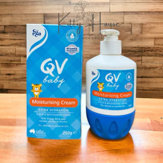 Kem QV Baby Moisturising dưỡng ẩm da cho bé, nứt nẻ chàm da chai 250ml