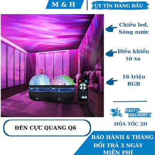 Đèn LED Galaxy Cực Quang Q6S Chiếu Bầu Trời Cực Quang Trang Trí, Decor Phòng Ngủ, Điều Khiển Từ Xa MH.