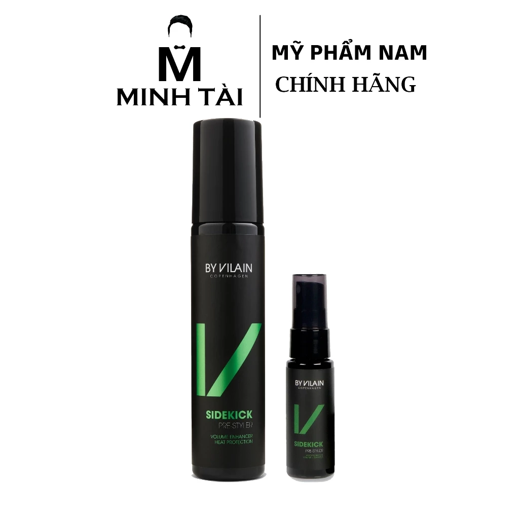 Xịt Dưỡng Tóc , Xịt Tạo Phồng Pre-Styling BY VILAIN Side Kick 155ml - Hàng Chính Hãng