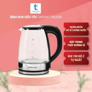 Ấm siêu tốc TAPUHO TSK2000, Bình Siêu Tốc Đa Năng 1.8L 2200W Tự ngắt khi nước sôi - Thương hiệu Đức - Bảo Hành 12 Tháng