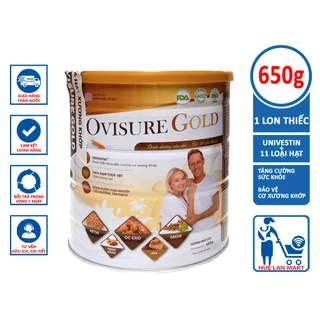 Sữa Hạt Xương Khớp Ovisure Gold Hộp 650g - Cải Thiện Xương Khớp, Ngăn Ngừa Thoái Hóa, Phòng Chống Loãng Xương