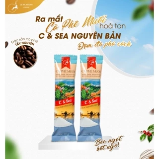 Cafe Muối Hòa Tan C&Sea Cà Phê Chuẩn Vị Huế Salt Coffee Gói Tiện Lợi Thơm Ngon Rẻ Chuẩn Gu Việt Chuẩn FDA