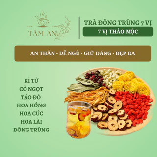 Trà Đông Trùng 7 vị💥 HÀNG LOẠI 1 💥 Trà Đông Trùng 7 vị (A8)