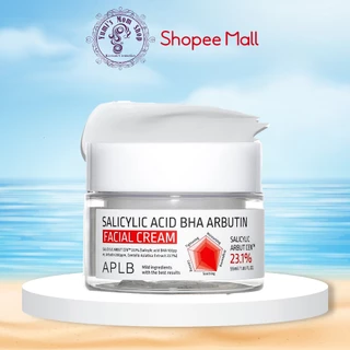 Kem Dưỡng Ẩm Giảm Mụn Trắng Da APLB Salicylic Acid BHA Arbutin Facial 55ml